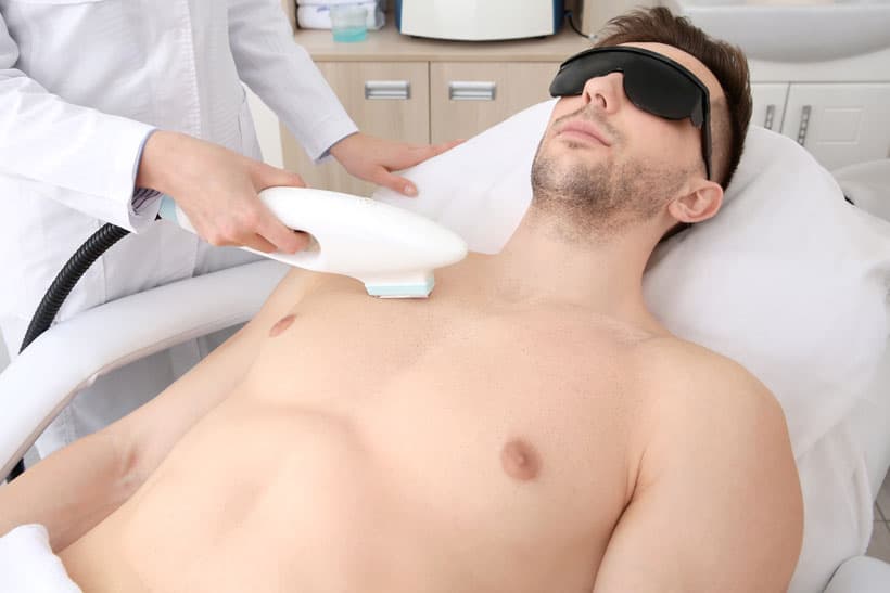 Depilación láser para hombre en Lugo
